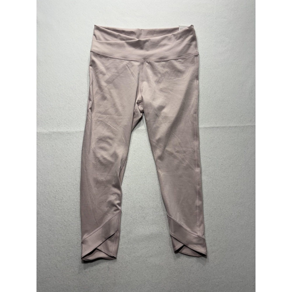 Nike Yoga Leggings Womens XL Pink Dri-FIT High Rise 7/8 Wrap Ankle DB4478-516